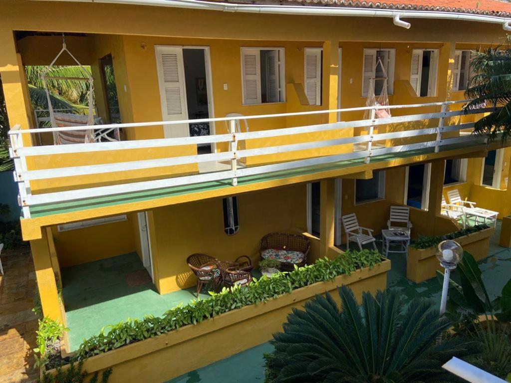 Pousada E Restaurante Sombra Dos Coqueiros Trairi Bagian luar foto