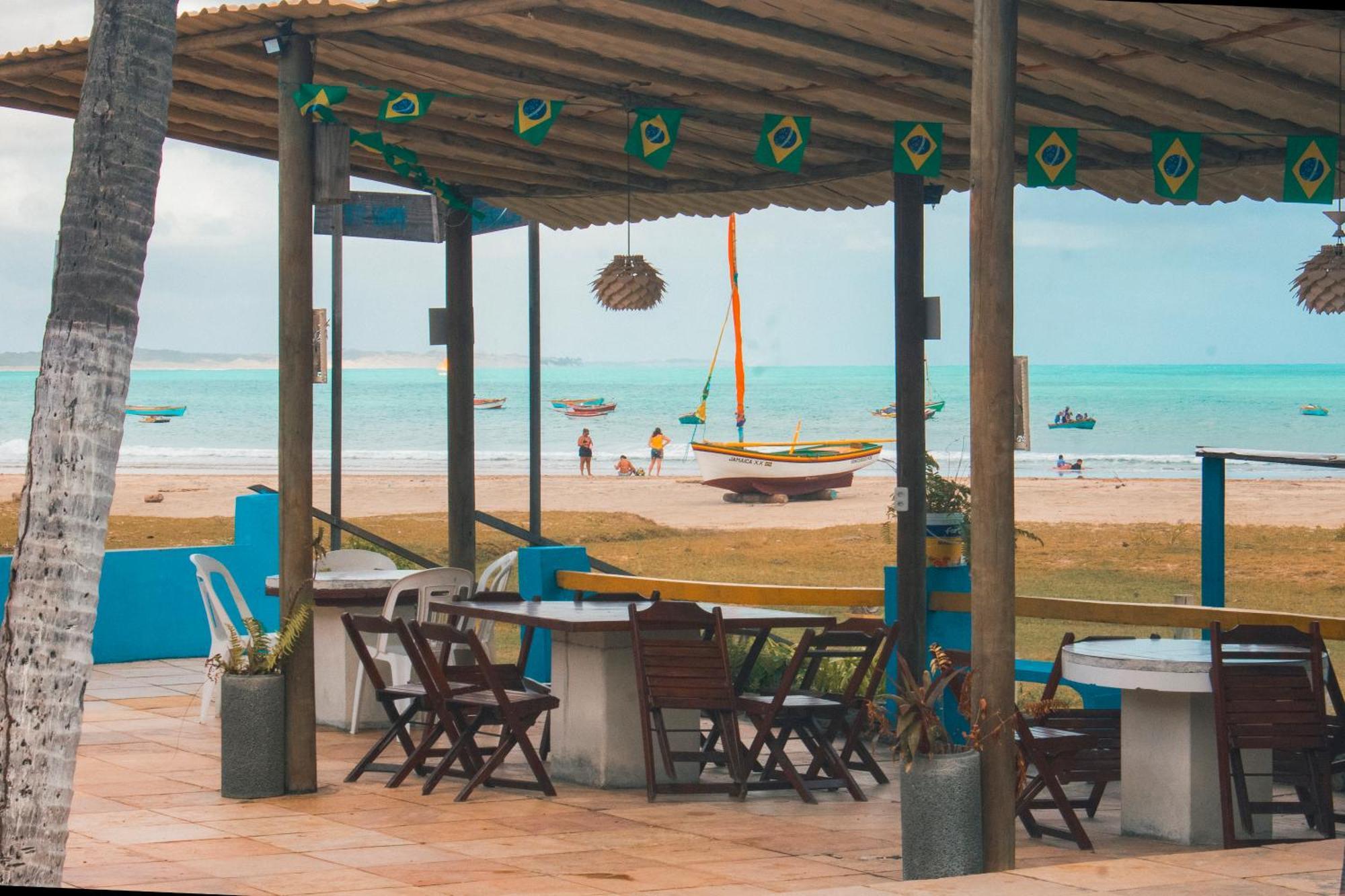 Pousada E Restaurante Sombra Dos Coqueiros Trairi Bagian luar foto
